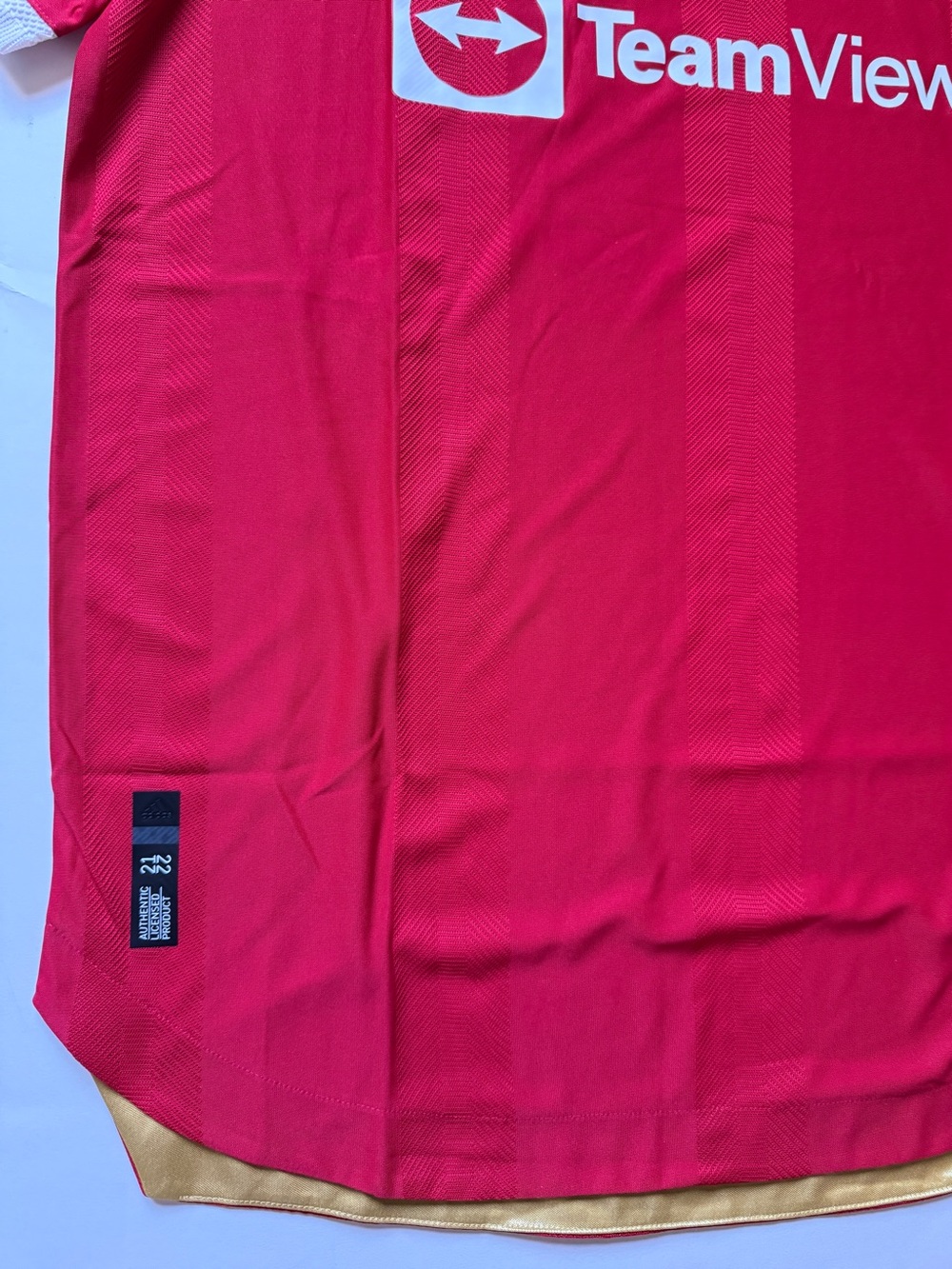 ⚽️🇬🇧 Adidas [L] Manchester United 2021-2022 Home Player Jersey H31090 - Picture 9 of 12